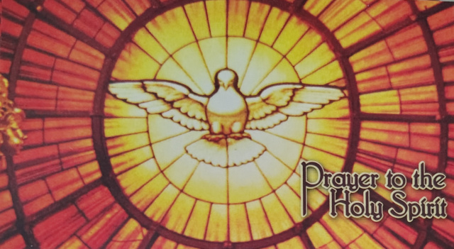 Holy Spirit Prayer Card